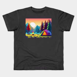 Camping Adventure Pride Kids T-Shirt